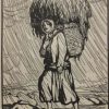 Jack B Yeats Print for Sale, Carrying Sea Weed For Kelp, a Jack B Yeats print from 1911 that has been mounted . Published by John W Luce in Boston.