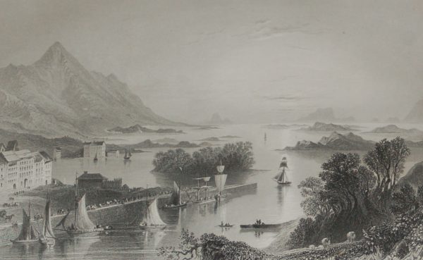 clew bay from westport 1860