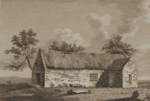 Antique print from Ireland 1797 Ardglass Church Carlow