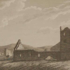 1797 Antique Print Abbey of Aghamatart Laois Ireland