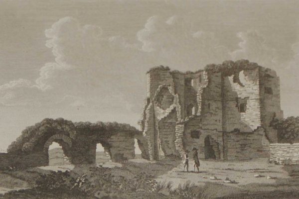 1797 Antique Print of the Tower of Ballintuber in County Mayo, Ireland. Saint Patrick is said to have founded a church in Ballintuber.