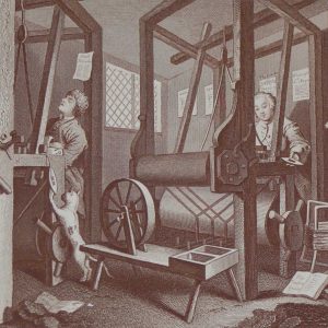 Industry and Idleness antique print after William Hogarth