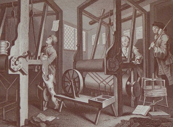 Industry and Idleness antique print after William Hogarth