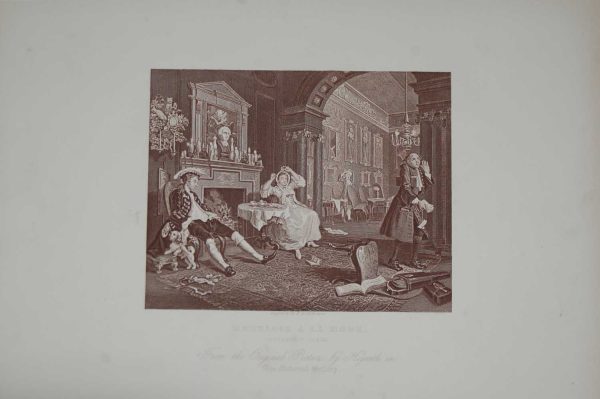 T. E Nicholson Antique print after William Hogarth