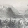 1841 Antique Steel engraving of Castle Howard Vale of Avoca, Wicklow. The print was engraved by S Bradshaw and is after a drawing by William Bartlett.
