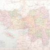 1881 Antique Colour Map of The County of Galway printed by George Philips, with the map constructed by John Bartholomew and edited by P. W. Joyce.