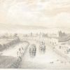Dublin, from Blaquiere Bridge, Royal Canal 1832 Antique Print. The print was engraved by Edw Goodall and is after a drawing by George Pertrie.