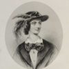 Diana Vernon, antique print, Victorian, an engraving from circa 1880 after the original painting by John Hayter.