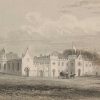 Antique print from 1832 of Jenkinstown Castle, Barony of Passadining, Co Kilkenny . The print was engraved by R Hoards and is after a drawing by Austin.