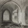 Antique prints from the 1840's of Holycross Abbey and it's interior in County Tipperary.