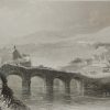 Set of (three) antique prints from the 1840's of Bray, Enniskerry and the Head of the Devils Glen, County Wicklow.