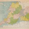 Antique map of County Clare. The map breaks the county down into it’s historical baronies including Burren, Corcomroe, Inchquin, Bunratty, Moyarta, Ibricken, Tulla & Islands.