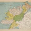 Antique map of County Donegal. The map breaks the county down into it’s historical baronies including Bannagh, TirHugh, Raphoe, Inishowen, Kilmacren.