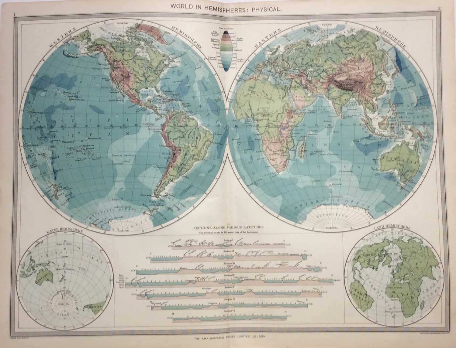 The　World　Map　Gallery　in　Antico　Hemispheres　1907