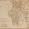 Antique Map published in Paris in 1790, dated 1786. The map is titled La Méssénie and is a copper plate printing. It is plate No 19 from the set.