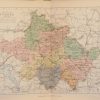 1881 Antique Colour Map of The County of Tyrone printed by George Philips, with the map constructed by John Bartholomew and edited by P. W. Joyce.