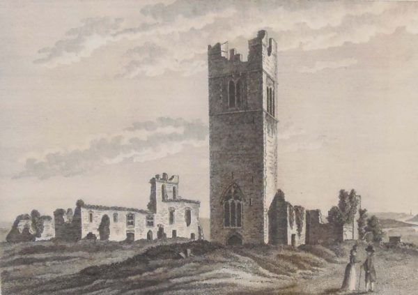 Fantastic set of 3 Antique prints, copper plate engravings of view of Slane and Duleek Abbey's  in County Meath. The prints where published in 1797.