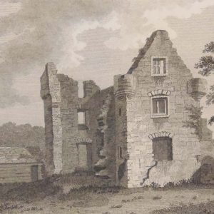 Pair of Antique prints, copper plate engravings of Blaney Castle in County Monaghan. The prints where published in 1797.