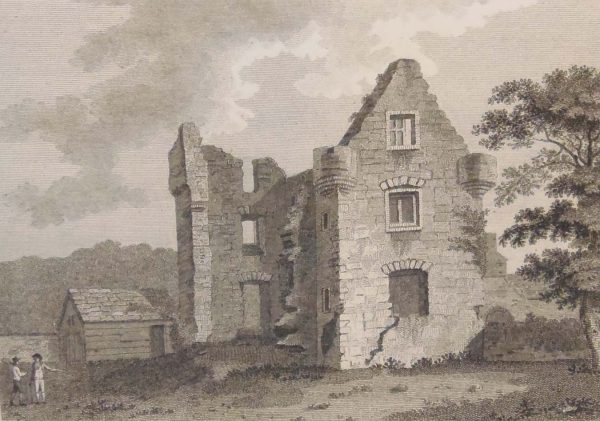 Pair of Antique prints, copper plate engravings of Blaney Castle in County Monaghan. The prints where published in 1797.