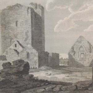 Set of 3 antique prints, copper plate engravings of churches and abbey's in county Tipperary. The prints where published in 1797.