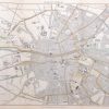 Antique plan, a map of Dublin from 1902. The map was originally produced as part of a guide for visitors to Ireland.