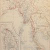 Antique Map Burma Assam & Malay 1905