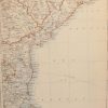 Antique map of South East India published in 1905