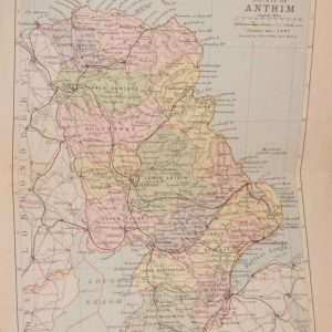 1881 map county Antrim Ireland