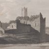 1797 antique print a copper plate engraving of Timoleague Abbey in County Cork.