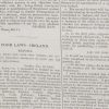 Extract from the Farmers Magazine from 1837 of an article on the Poor Laws in Ireland.