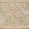 1851 antique map of Italy titled Graecia Extra Peloponnesum, map engraved by S Hall.