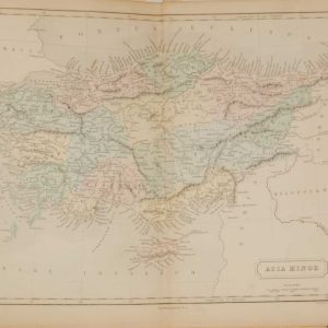 1851 antique map asia minor