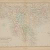 1851 antique map Southern Greece titled Peloponnesus et Grecia Meridonalis.