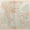 Map was originally printed in Italy and is titled Penisola Balcanica, Carta Fisica.