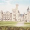 Antique colour print, a chromolithograph from 1880 of Rossmore Park in County Monaghan