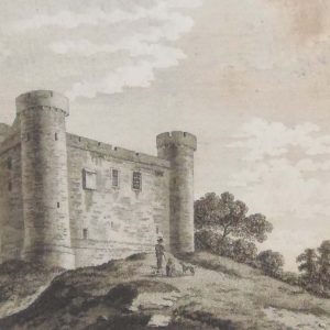 1797 Antique Print Dunmow Castle County Meath