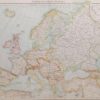 Antique map titled Europe Political Overview on map Europa Politische Ubersicht.
